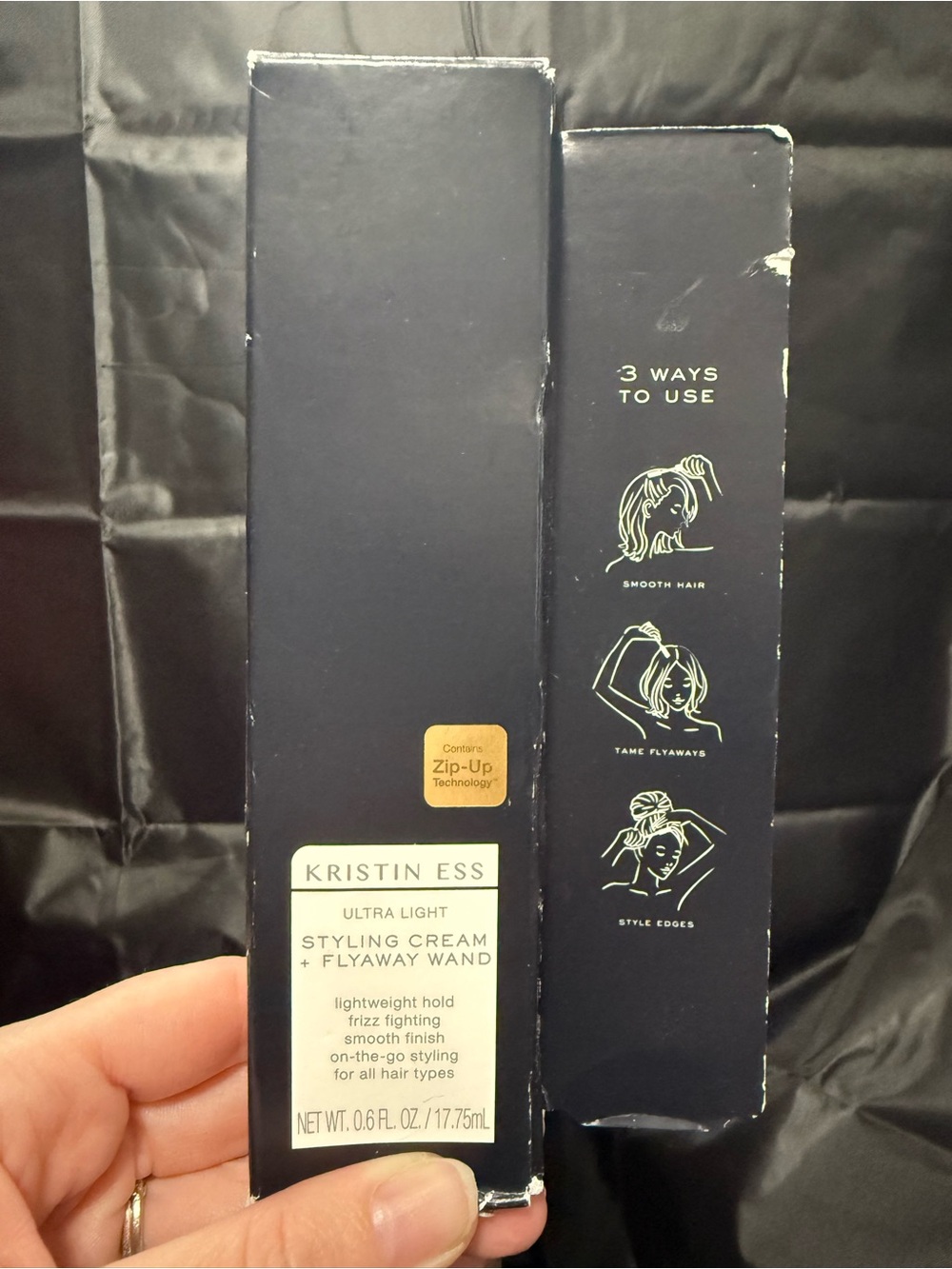 Kristin Ess Ultra Light Styling Cream + Flyaway Wand